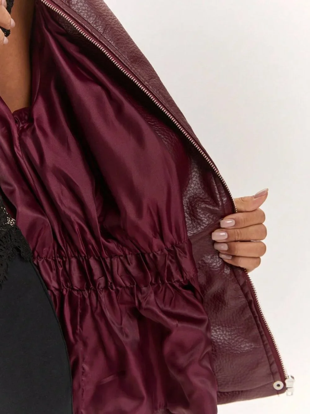 N/A burgundy casual